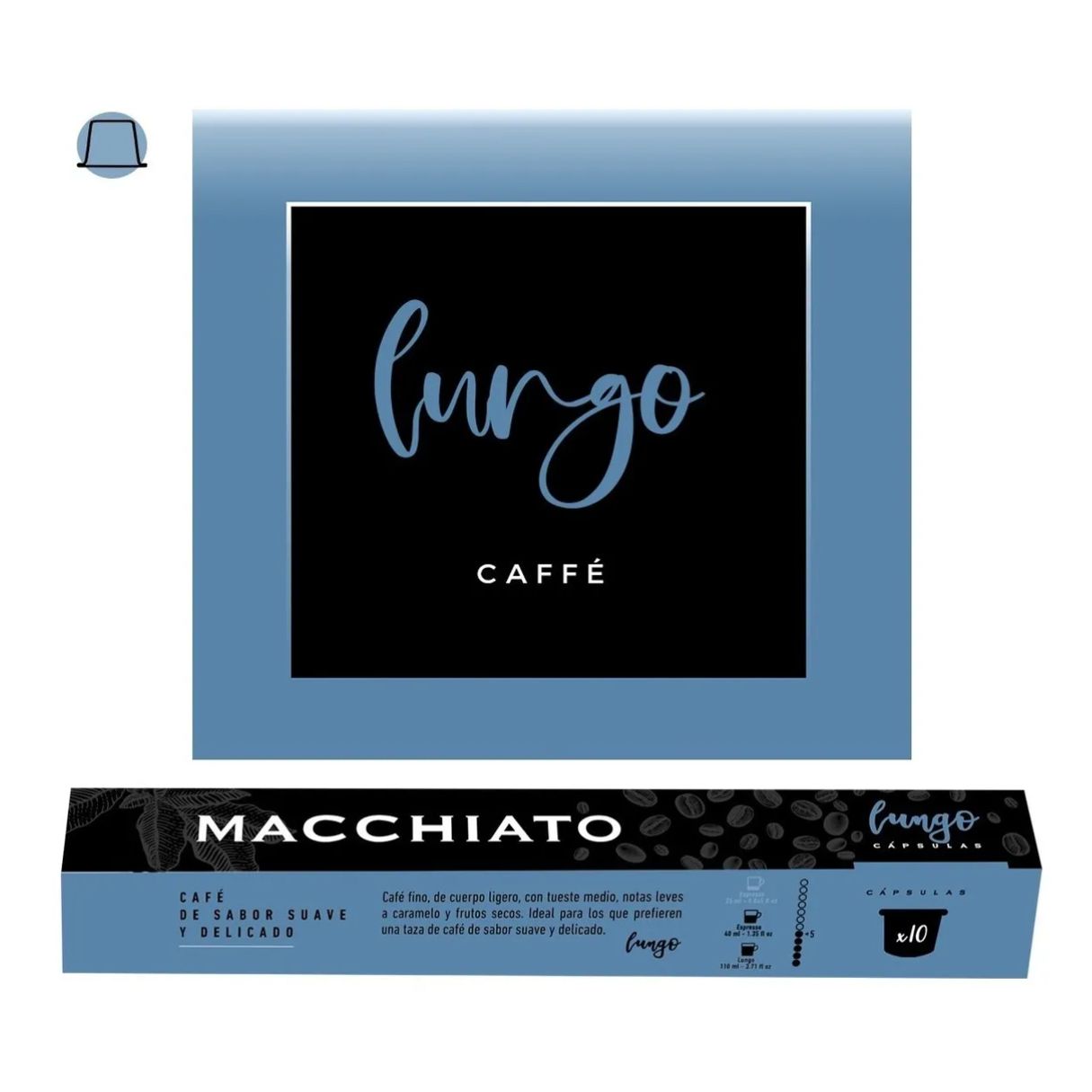Caja 10 Cápsulas Avanti Compatibles Nespresso Lungo Intenso - Cafés  Damasol